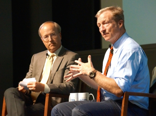 tom steyer and john bowers lecture