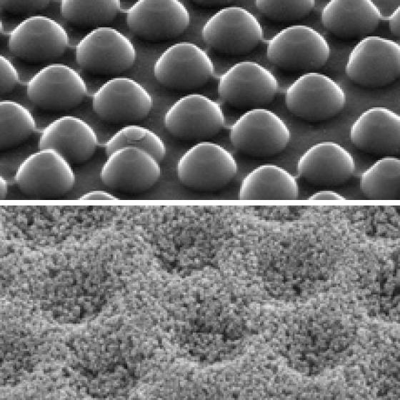 nanoscale metal reflector