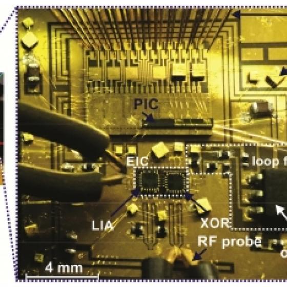 computer chip closeup