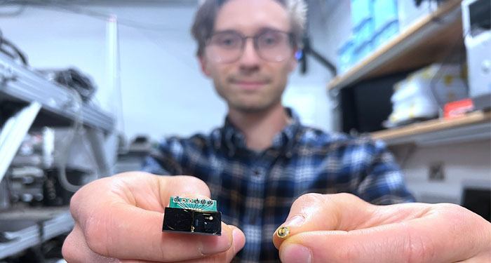 Matchbox-Sized Laser for Quantum Computing and Sensors