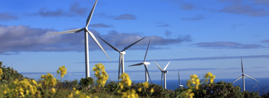 wind turbines