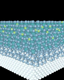 computer chip closeup