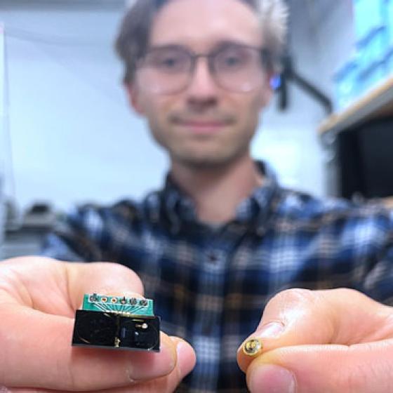 Matchbox-Sized Laser for Quantum Computing and Sensors