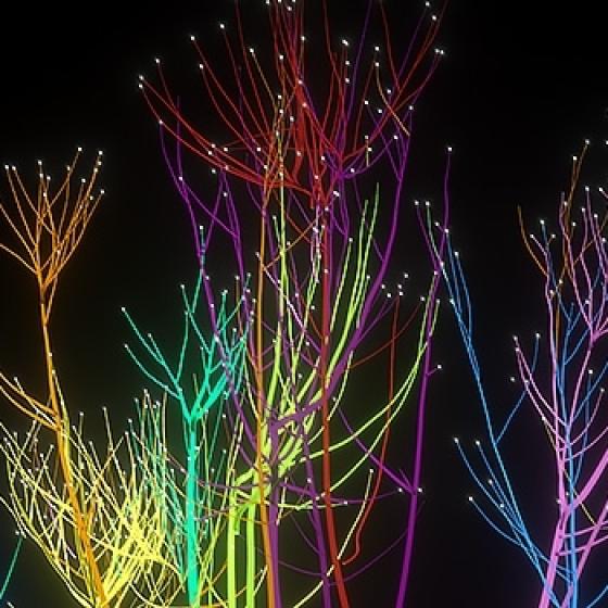 led trees