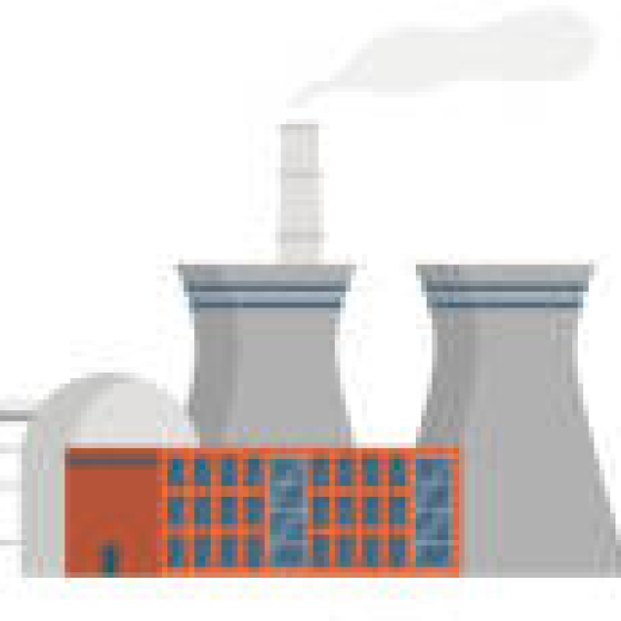 Stock photo of power plant