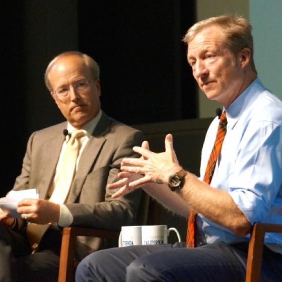 tom steyer and john bowers lecture